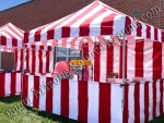 8 x 8 carnival tent with back wall rental Phoenix Arizona